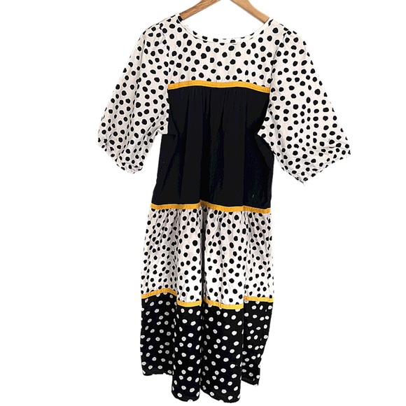 POLK A DOT LAYERED DRESS - Picture 3 of 4